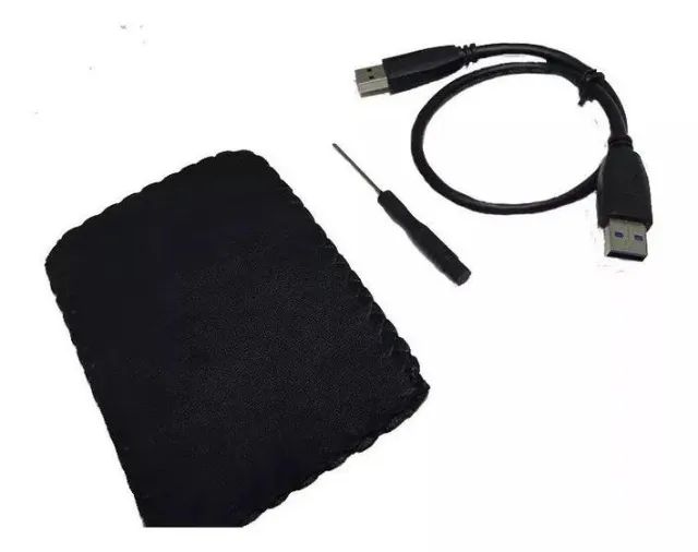Case Para Hd Externo Sata 2.5 Usb 3.0 Alumínio Kit Completo - Foto 5