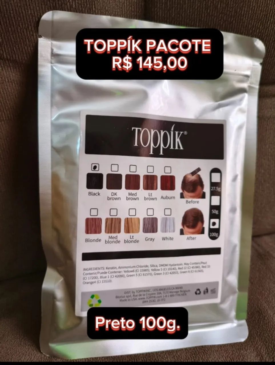 Toppik Refil 100g