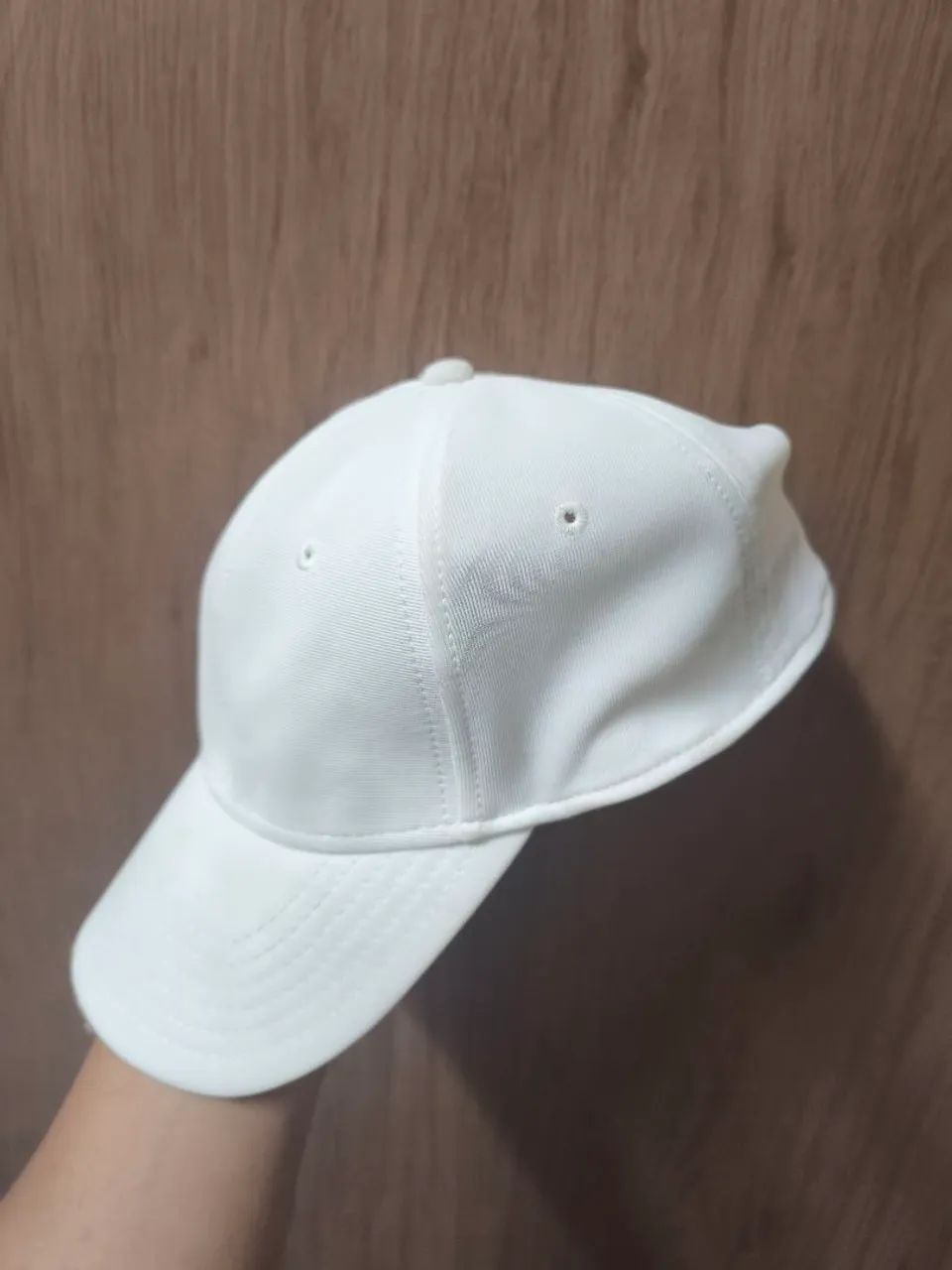 Boné Branco fechado Usado - Foto 3