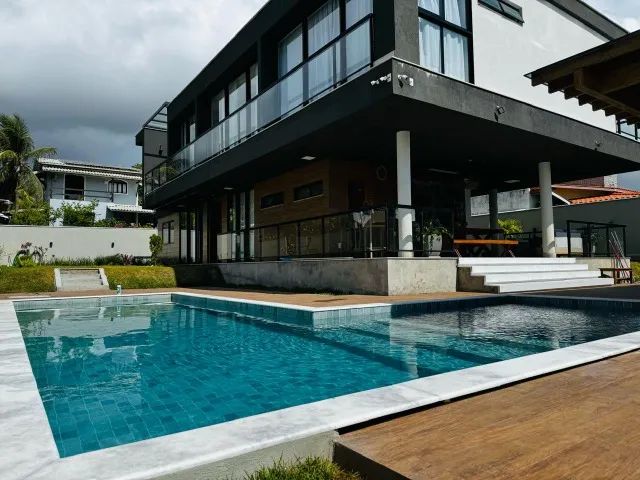 Casa Alto Padrão em Barra de Jacuípe, 6 Suítes (com ar), Piscina, Área Gourmet e Jogos - Foto 7