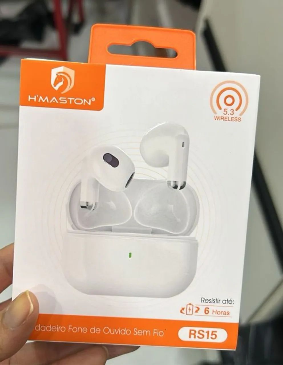 Fone de Ouvido Bluetooth H'Maston Sem Fio 5.3 - Rs15