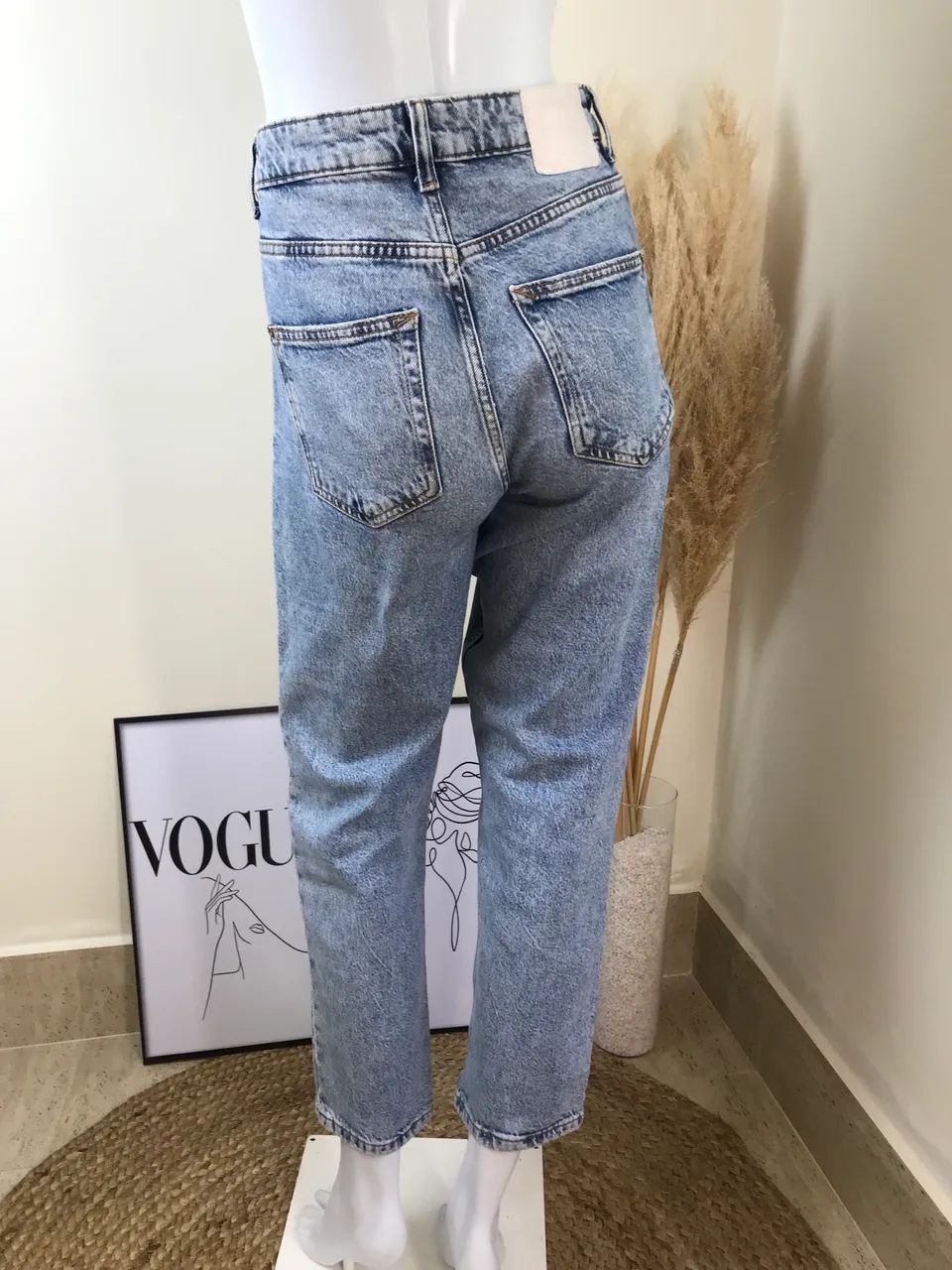 Calça jeans Mom Fit Zara 40 - Foto 5