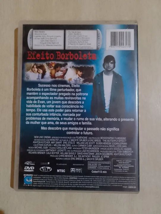 DVD Efeito Borboleta  (original) - Foto 2