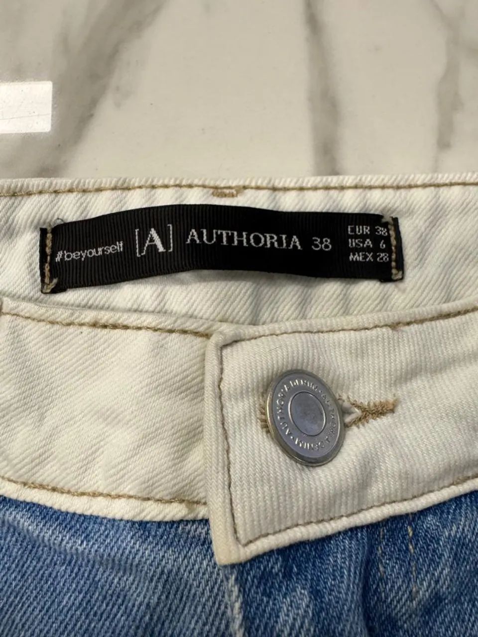 Saia Jeans Azul Autoria - Foto 2