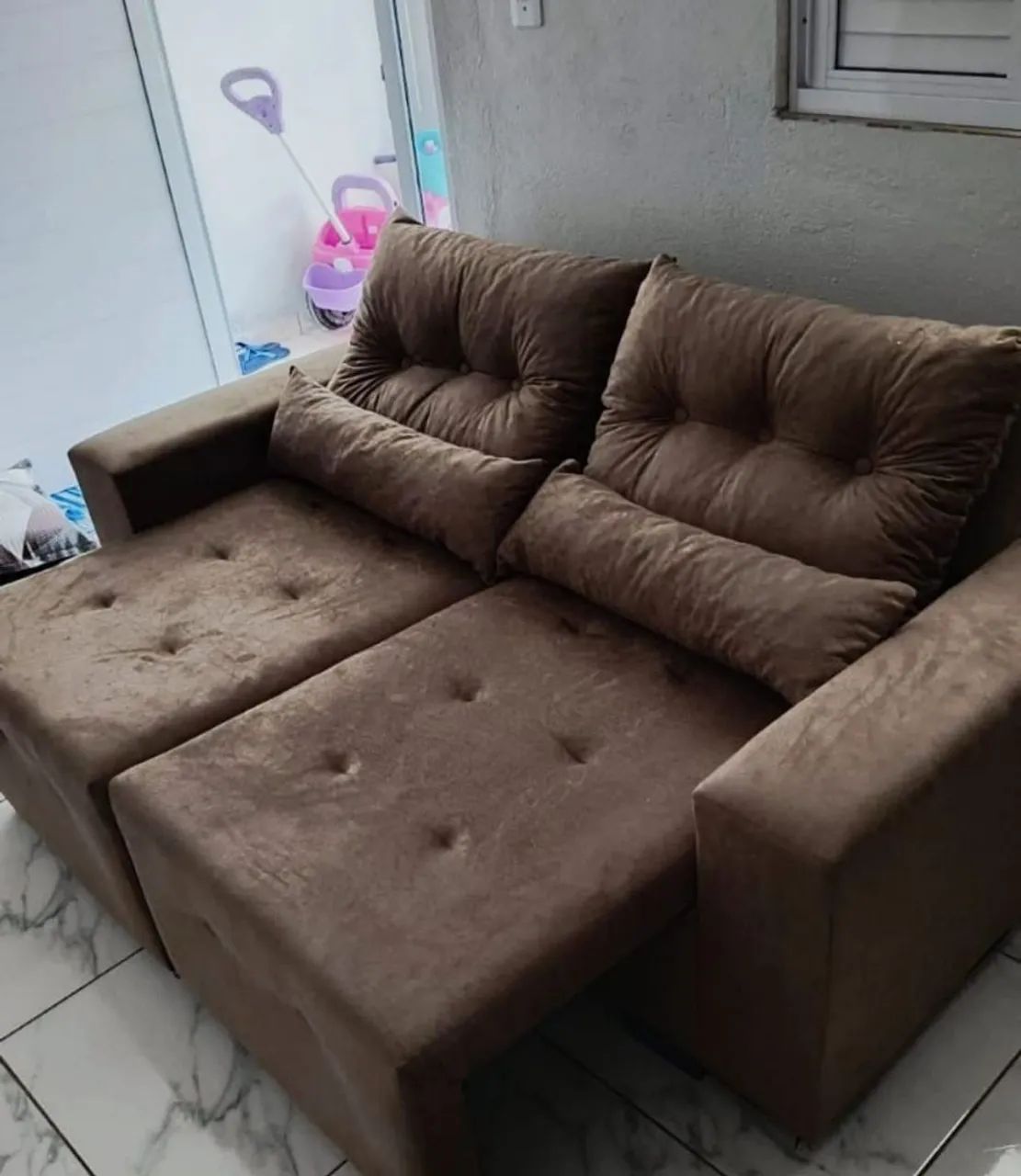 Sofá retrátil dubai com entrega grátis  - Foto 2