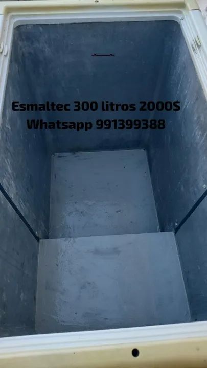 Freezer Horizontal Esmaltec 300 Litros tomada 127 voltz gela e congela e entrego - Foto 4