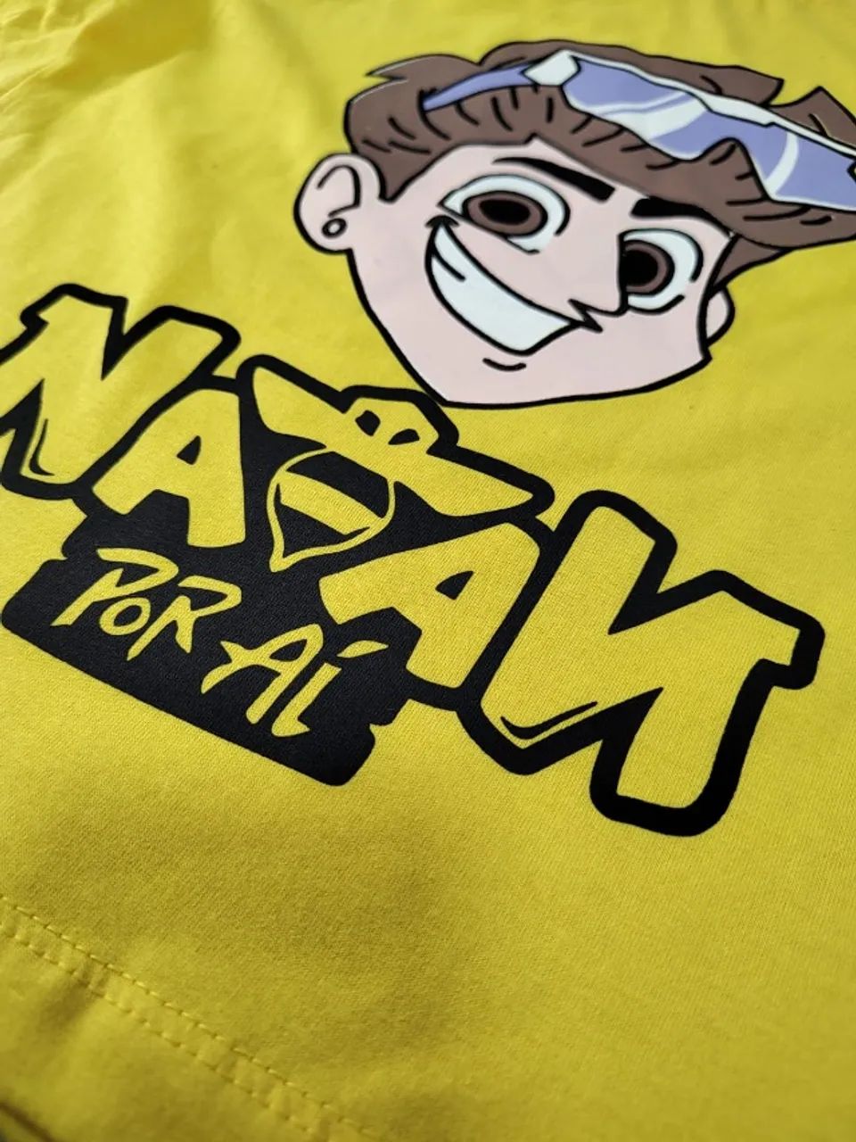 Camiseta Manga Longa Infatil Natan Por Ai Personagem. Leia a descrição. - Foto 2