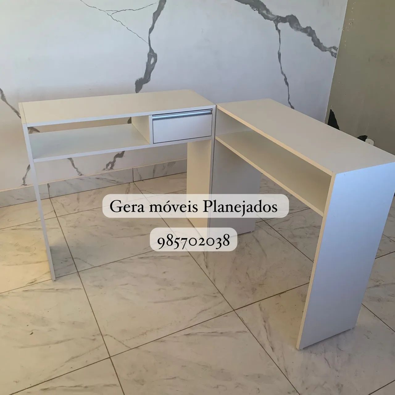 Mesa em L nova