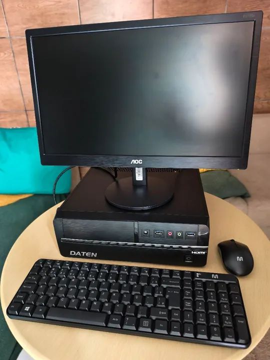 COMPUTADOR DESKTOP COM MONITOR AOC LED 18.5 POLEGADAS  - Foto 5