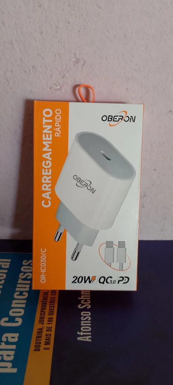 Carregador de iPhone 20W Turbo (15 ao 16 Pro Max)