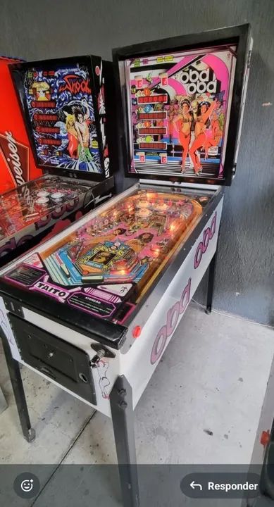 Máquina de Fliperama Taito Oba Oba clássico Sargenteli e mulatas