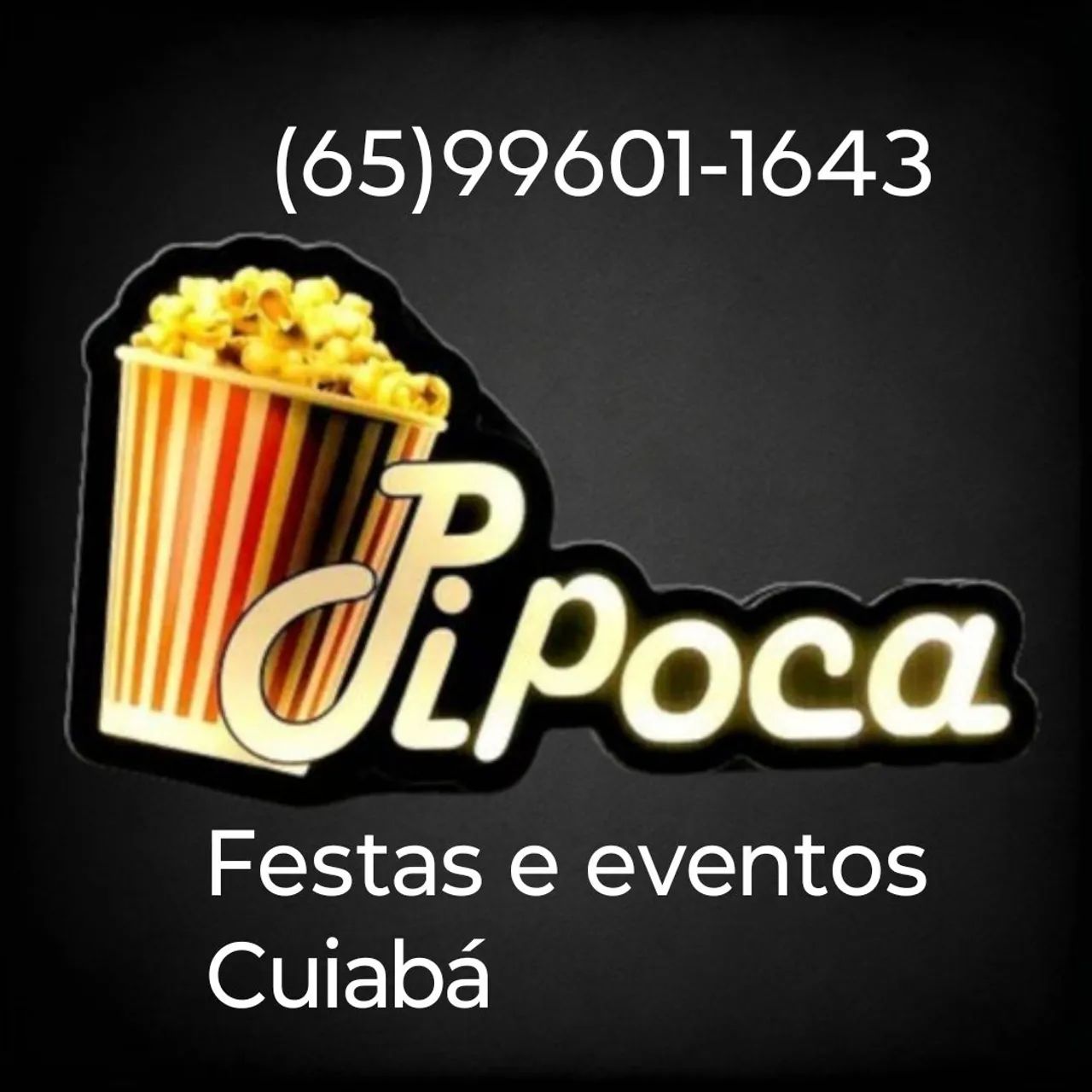 Carrinho de pipoca festas e eventos Cuiabá 