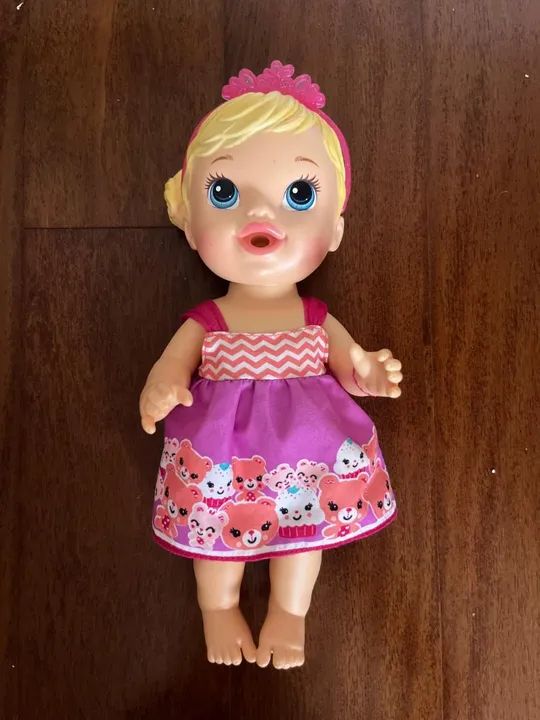 Boneca Baby Alive Hora Do Chá Loira Hasbro - Muito Nova - Foto 6