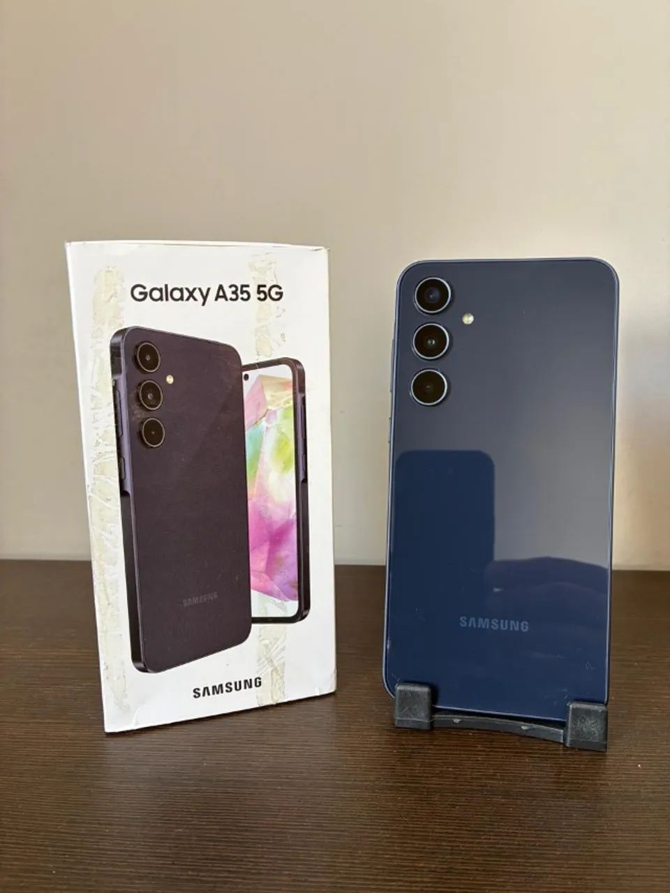 Smartphone Samsung Galaxy A35 5G 128GB 6GB RAM Azul Escuro_Muito Novo!!! - Foto 2