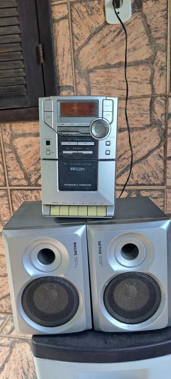 Som Philips Micro System MC110 - Incrível Surround 180,00