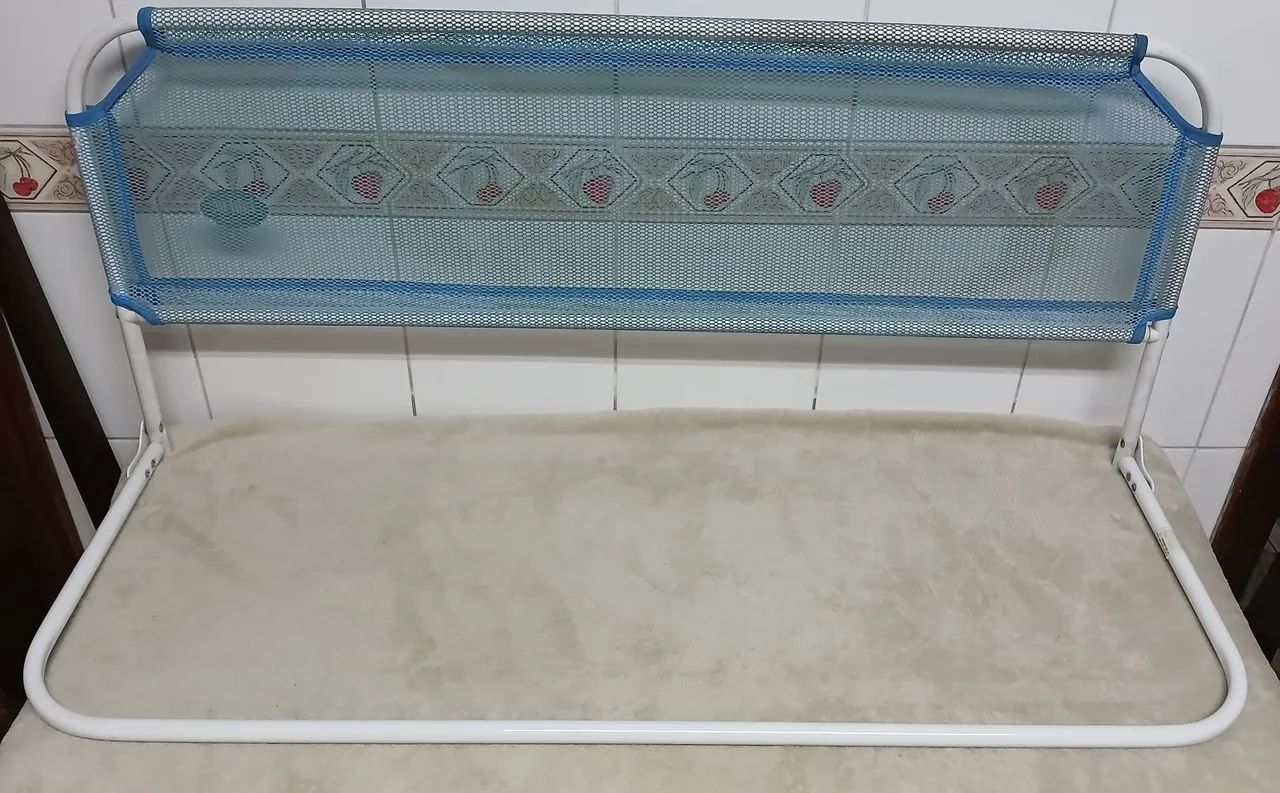 Grade de Proteção Para Cama Tublime Baby Azul - Foto 3