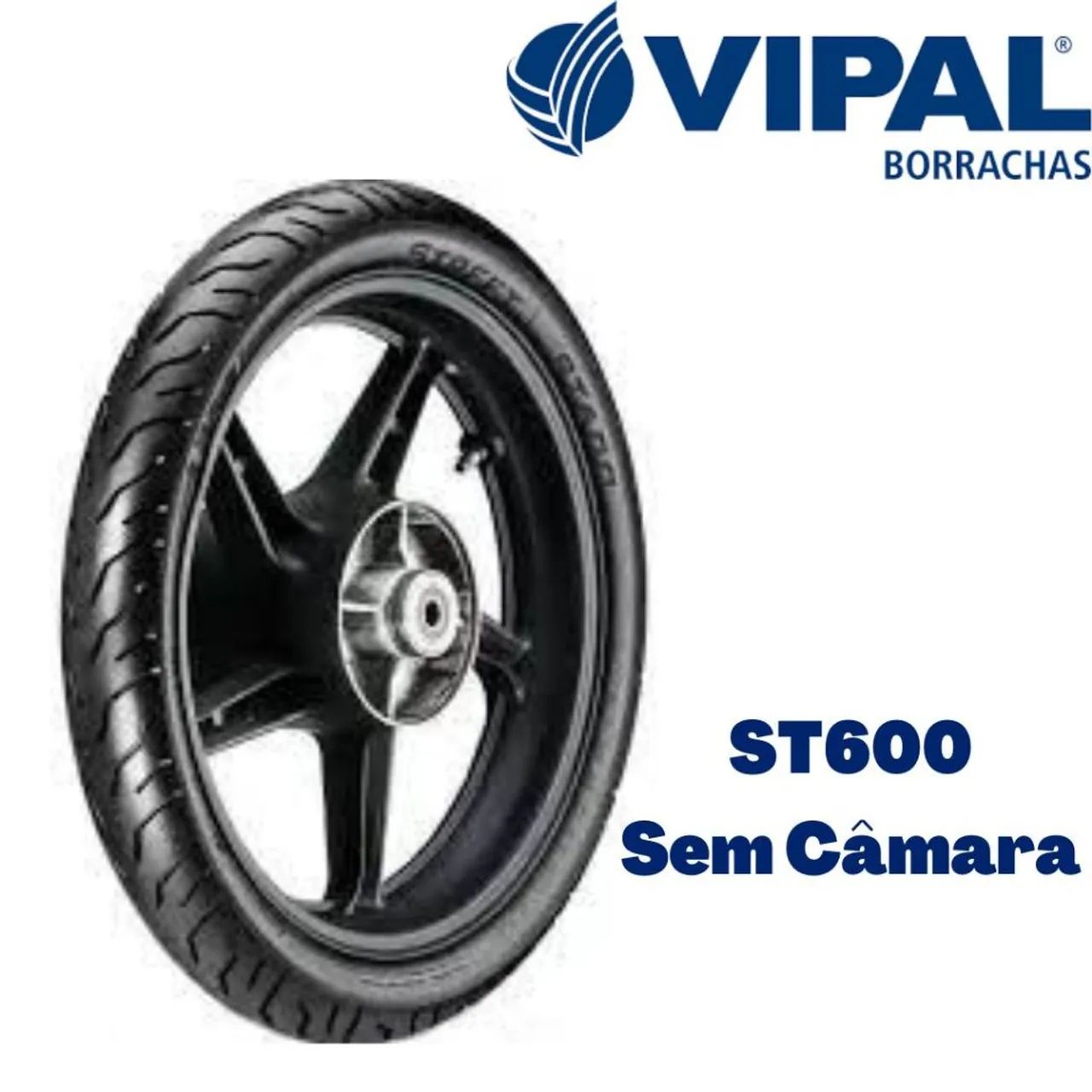 Pneu traseiro sem câmara 100/80-18 para motos 125/150/160/200cc - Foto 3