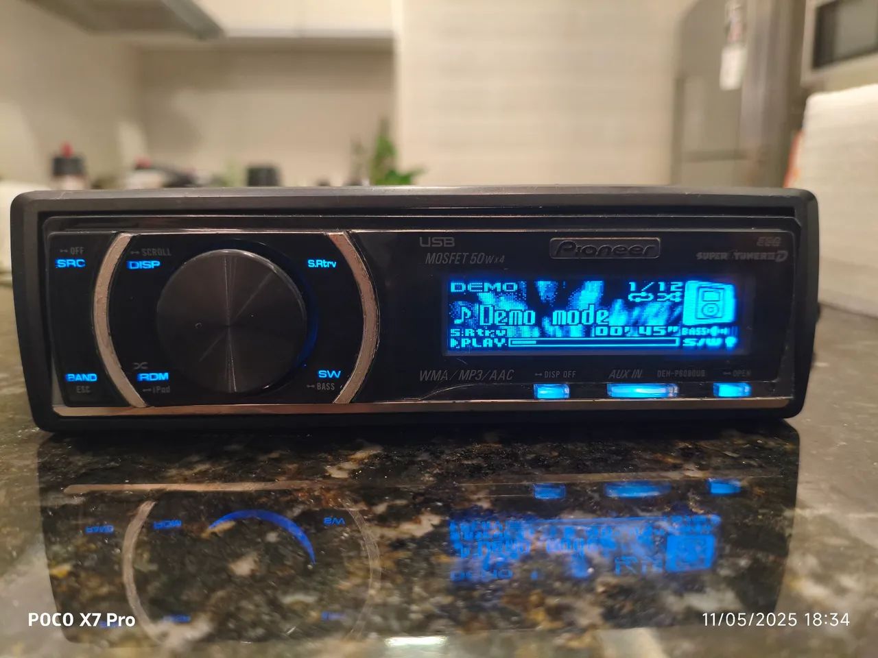 Rádio Pioneer golfinho frente motorizada  - Foto 2