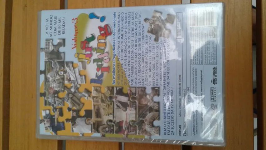 Dvd's As  melhores pegadinhas Internacionais Volume 3 Lacrado - Foto 3
