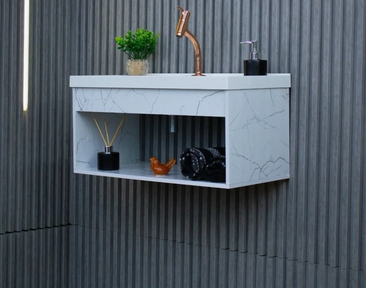 Cuba para banheiro com design moderno e elegante