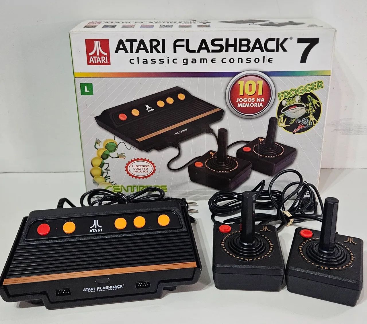 Atari Flashback 7 seminovo com caixa completo - Foto 3