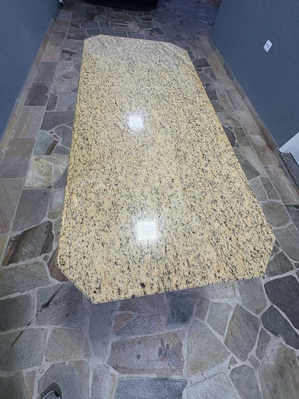 Mesa granito com base de apoio em granito - Foto 5