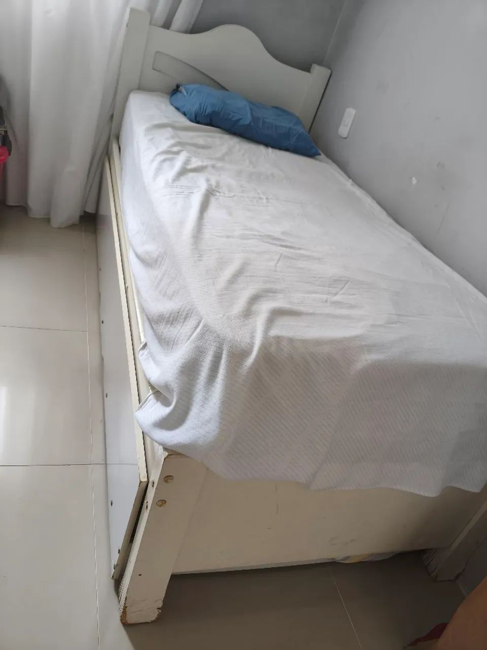 Cama de solteiro com colchão  - Foto 2