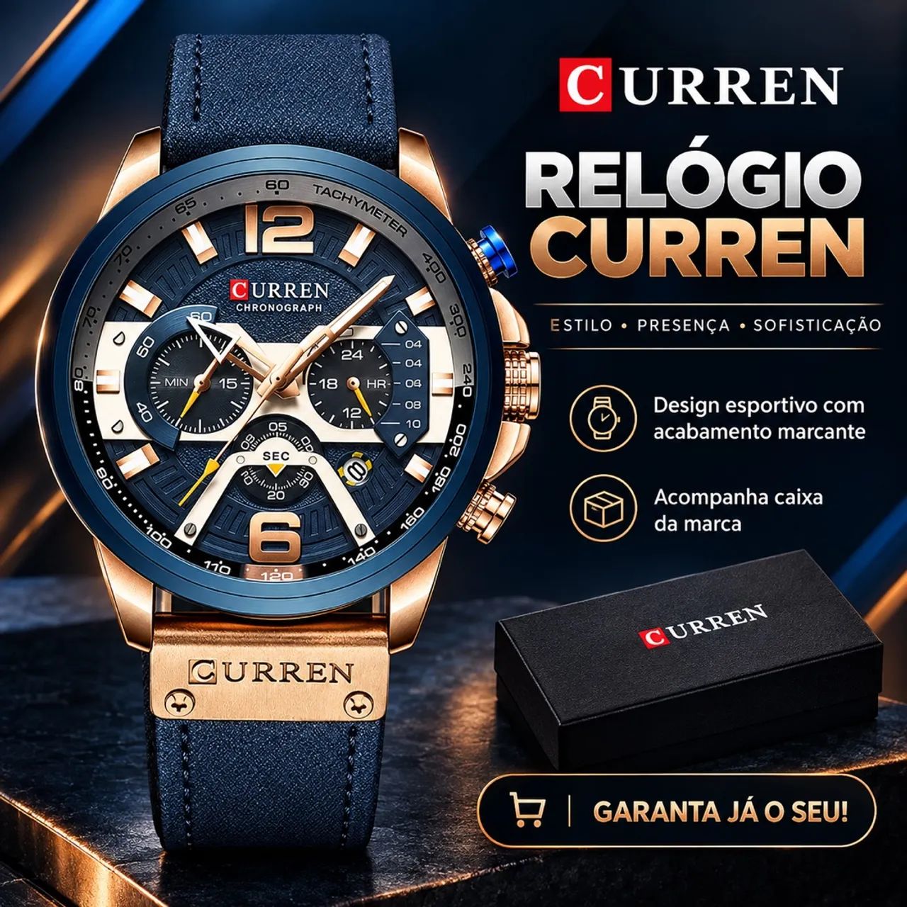 Relógio currem 
