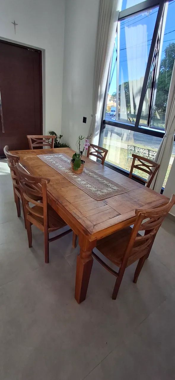 Mesa de jantar madeira maciça  - Foto 2