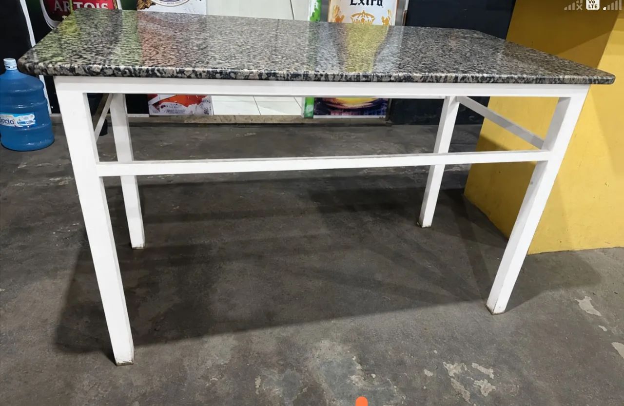 Mesa tampo de granito 1,50x80