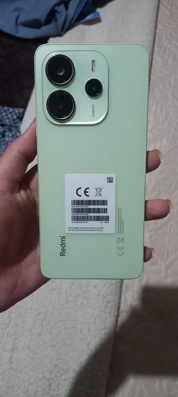 Redmi note 14 256 gigas e 8 de ram