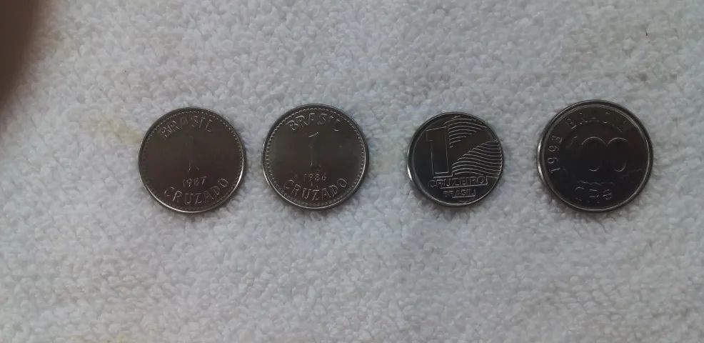 Moedas nacionais antigas.  - Foto 2