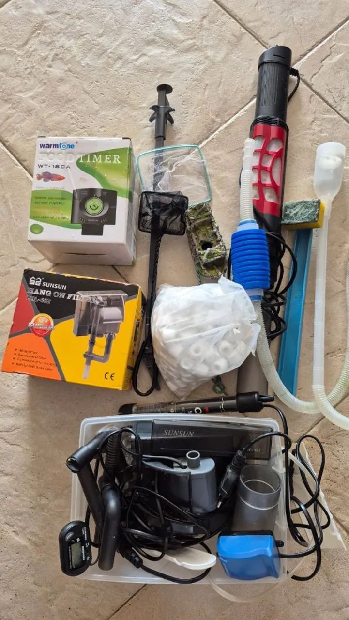 Kit completo para aquário