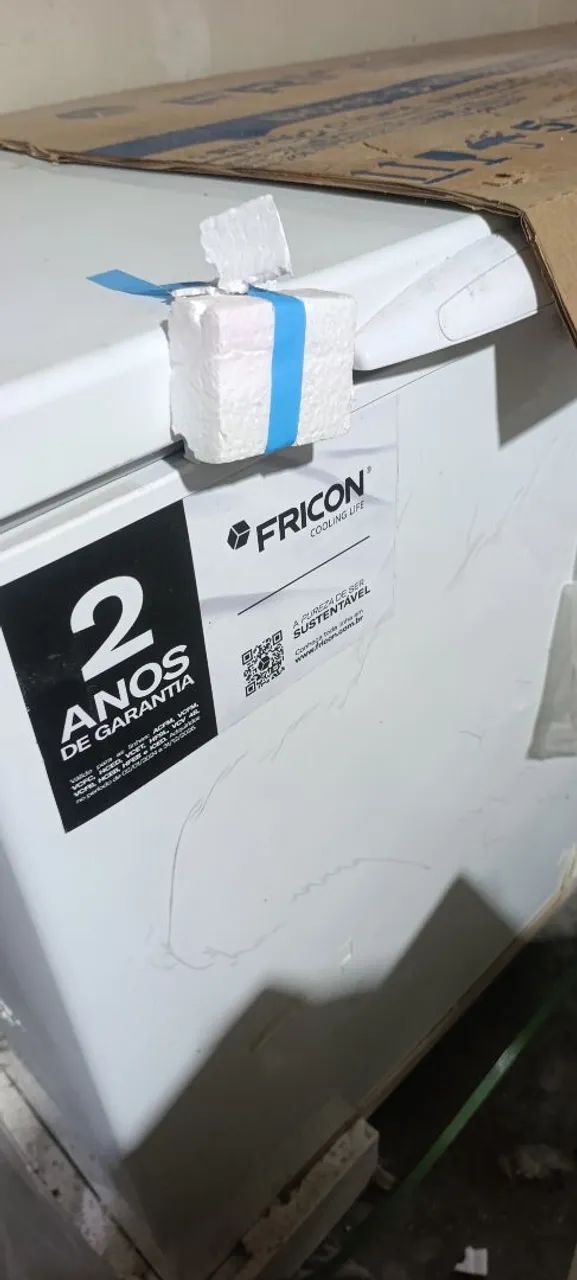 Freezer duas tampas novo, nunca usado - Foto 4