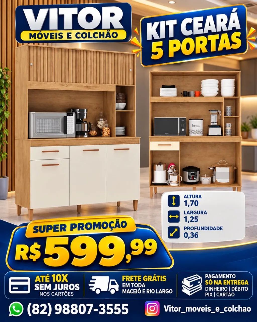 OFERTAS DE KIT CEARÁ 5 PORTAS 