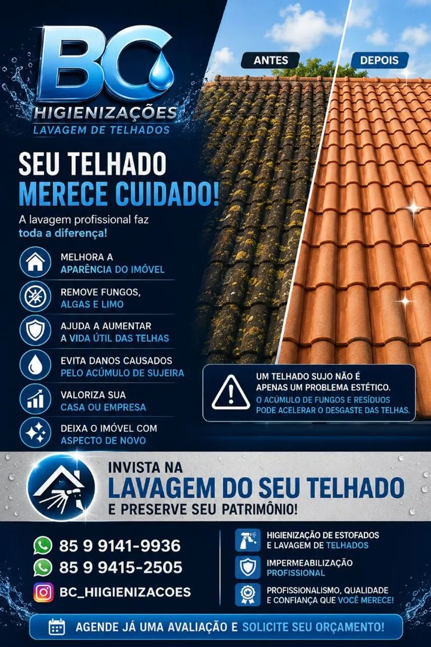 Lavagem de telhado a seco profissional. - Foto 3