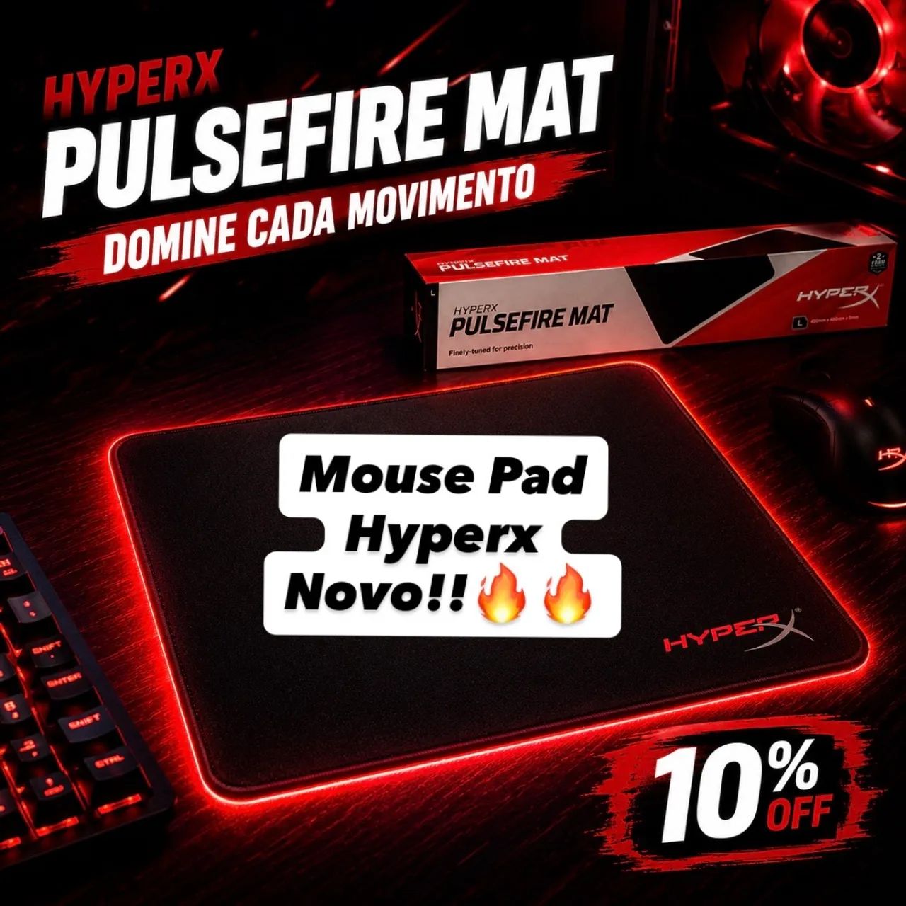 MousePad Hyperx(Envio OlxPay)