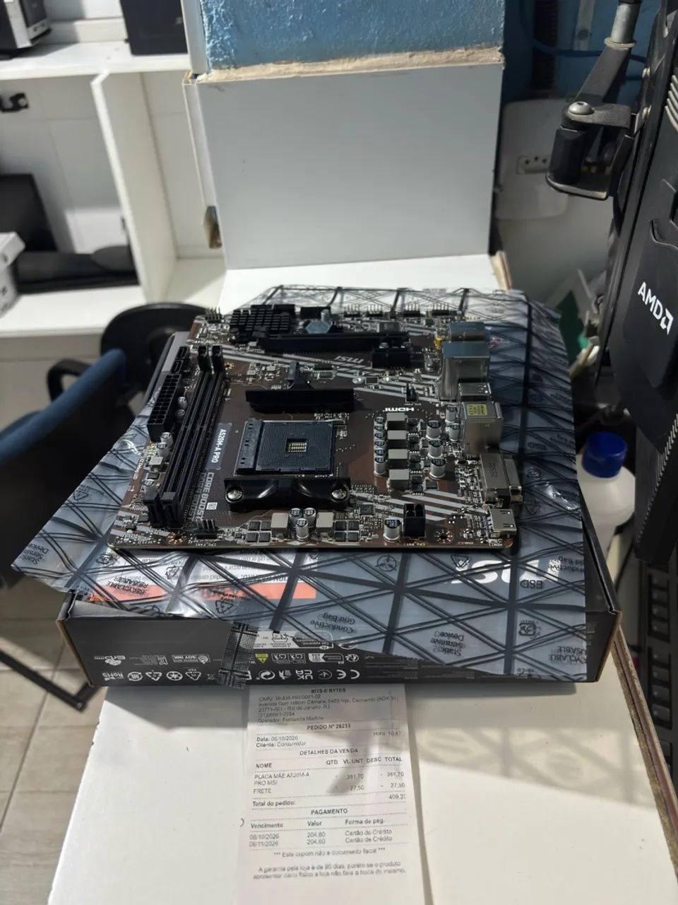 PLACA MÃE MSI A520 A PRO - Foto 4