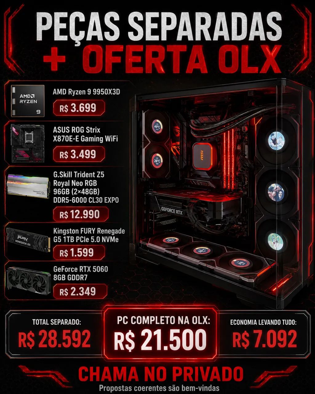 Pc gamer Asus rog - Foto 4