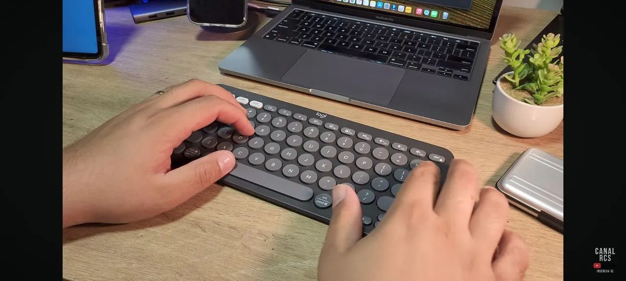 Teclado bluetooth e mause - Foto 2