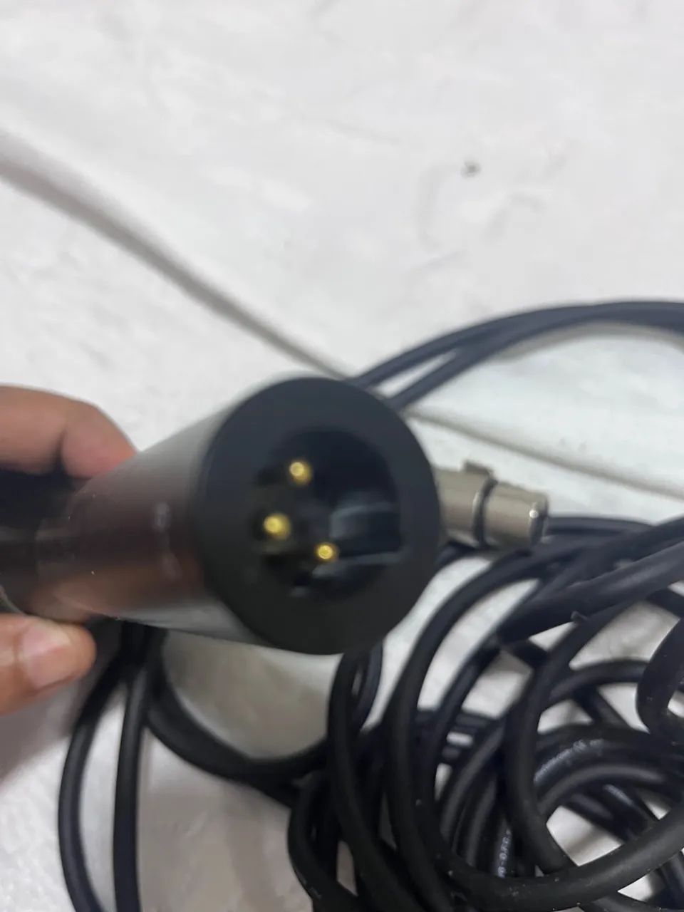 Microfone profissional dylan com cabo profissional  - Foto 4