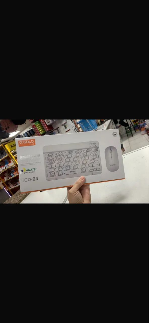 TECLADO E MOUSE PARA CELULAR (NOVO) - Foto 2