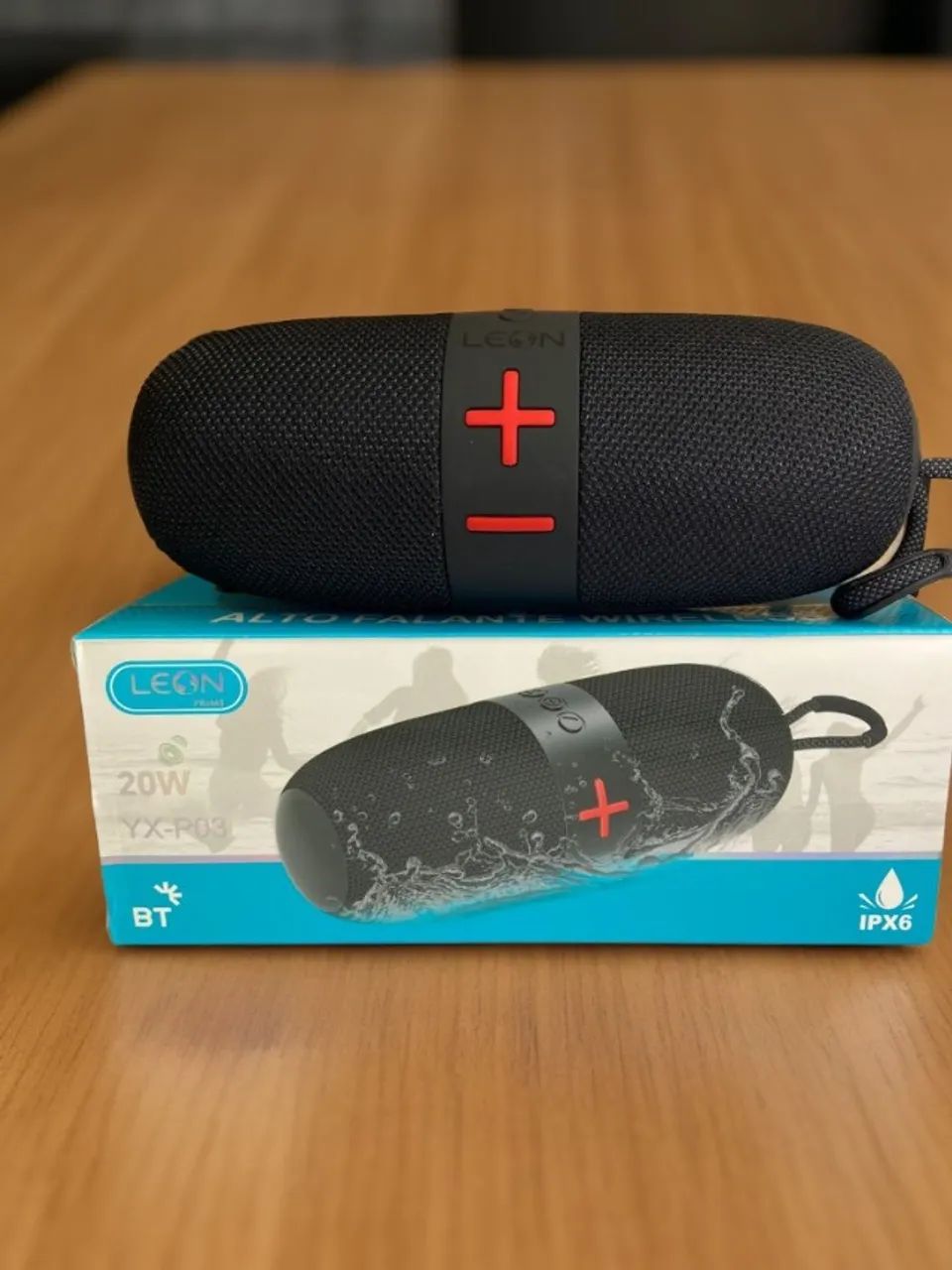 Caixa de Som Grave Bluetooth IPX03 Leon Prime an5