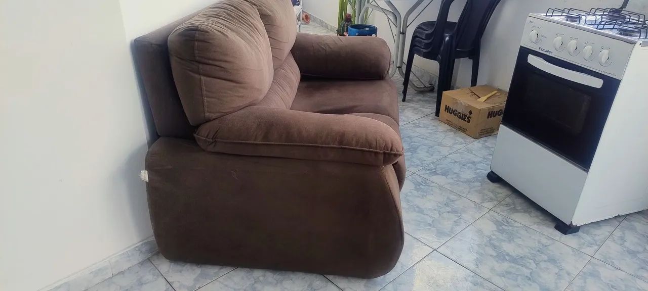 Sofá usado bem conservado no precinho  - Foto 4