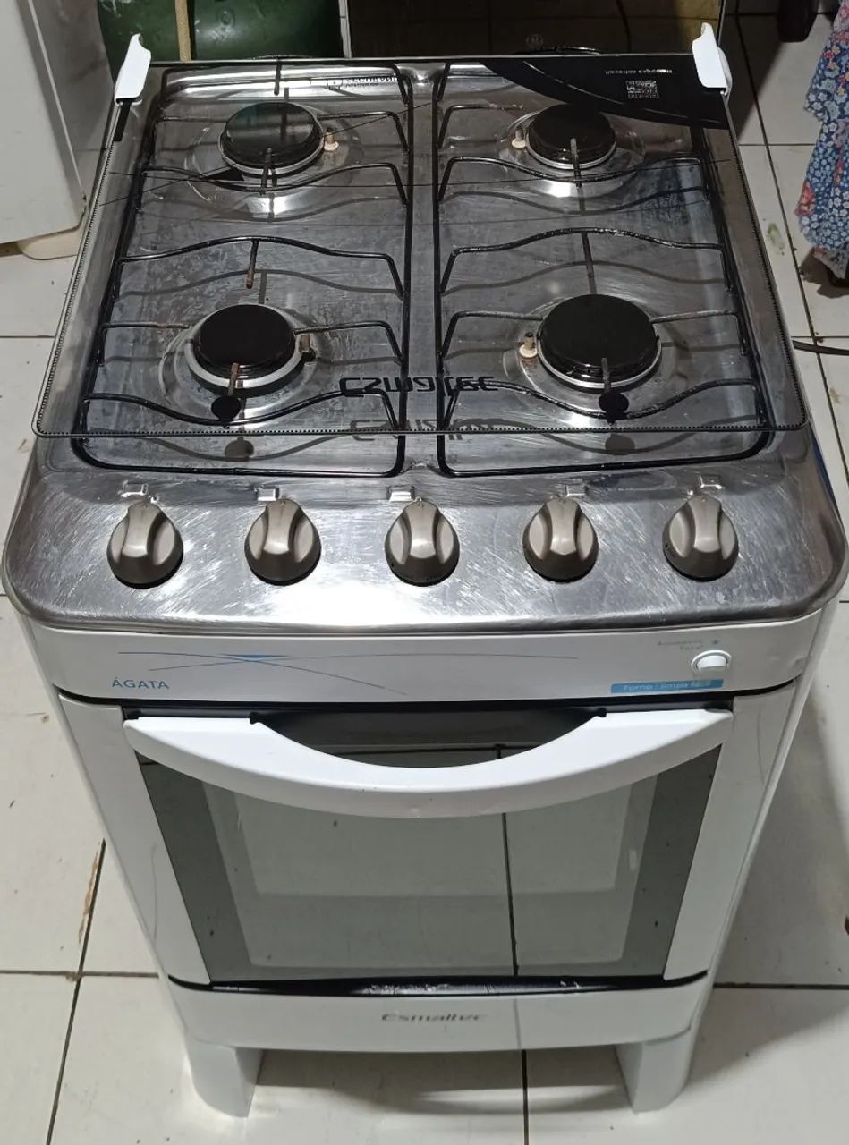 Fogão 4 bocas Esmaltec Elétrico ENTREGO  - Foto 4
