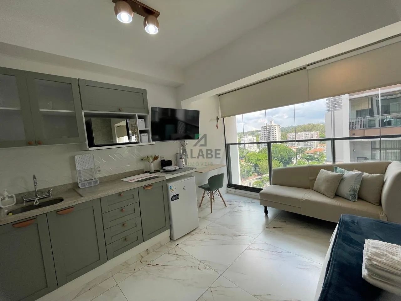 Studio no Brooklin para vender ou alugar com 26m², mobiliado, lindo! - Foto 3