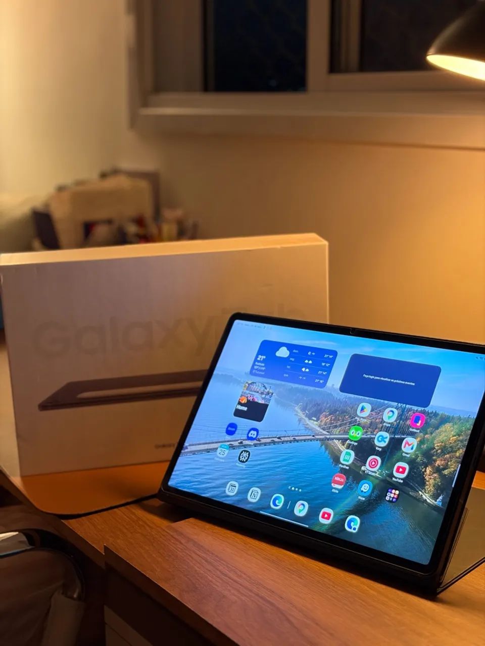 Tablet Samsung Tab S10 FE+ (Plus) + S Pen + BRINDE - Novo com Caixa