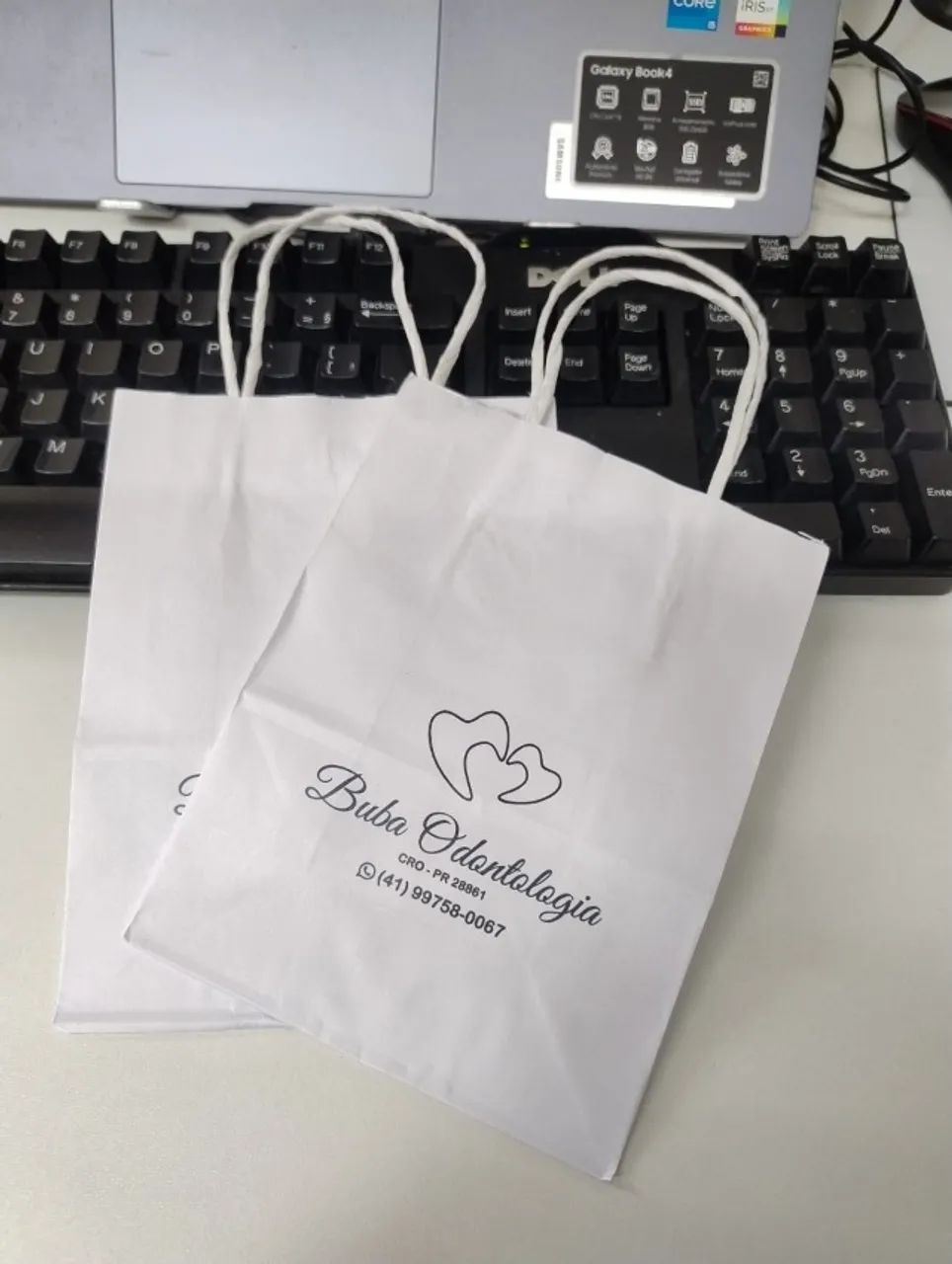 Sacola para brinde!! Personalizada com sua logo - Foto 2