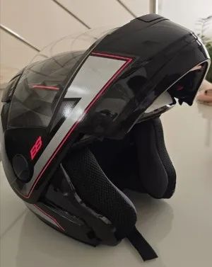 Capacete EBF E8  - Seminovo - Foto 2