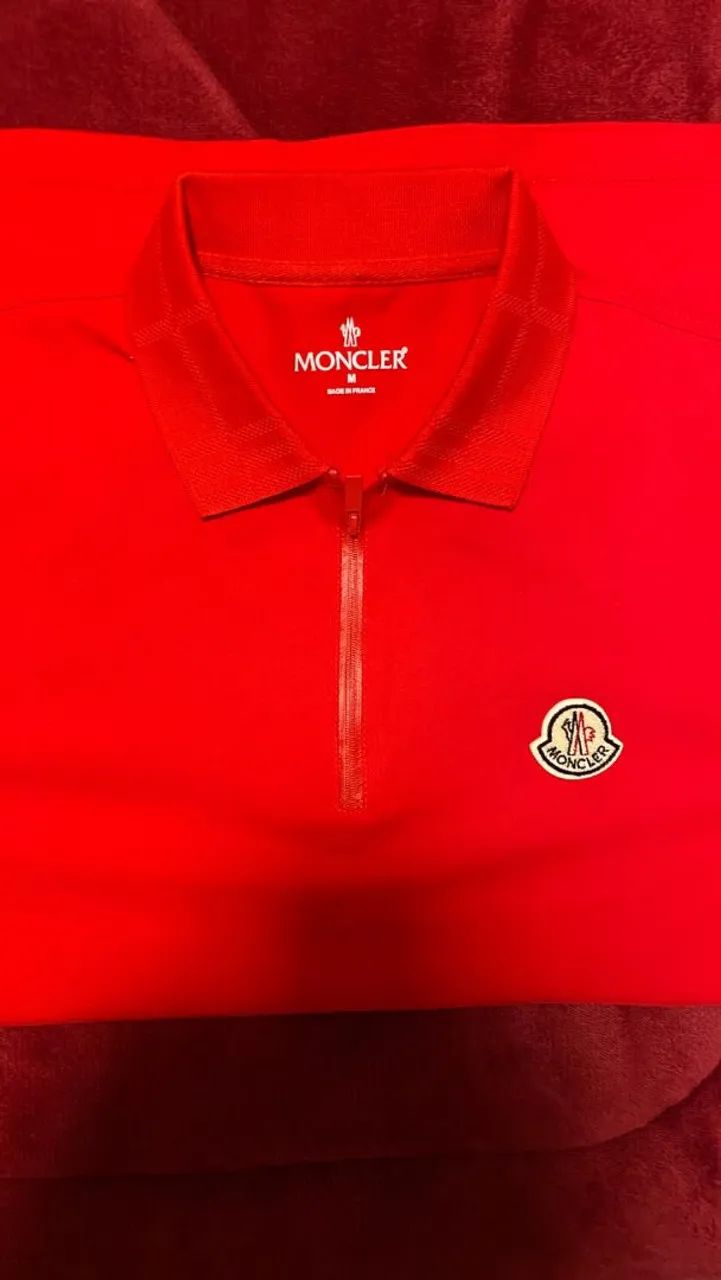 Camisas Louis Vuitton e Moncler !! Em ótimo estado !!  - Foto 5